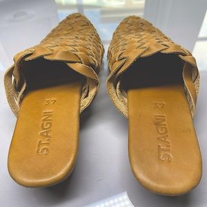 St. Agni woven mules